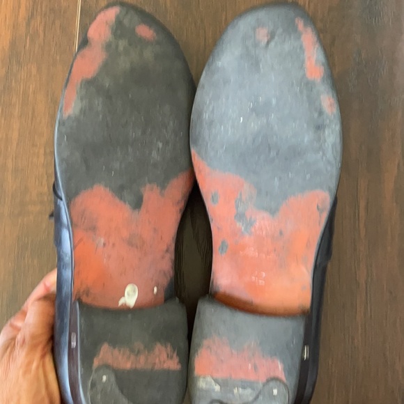 ❤️HOST PICK ❤️Louis Vuitton black damier embossed leather penny slip ons shoes - Picture 6 of 6